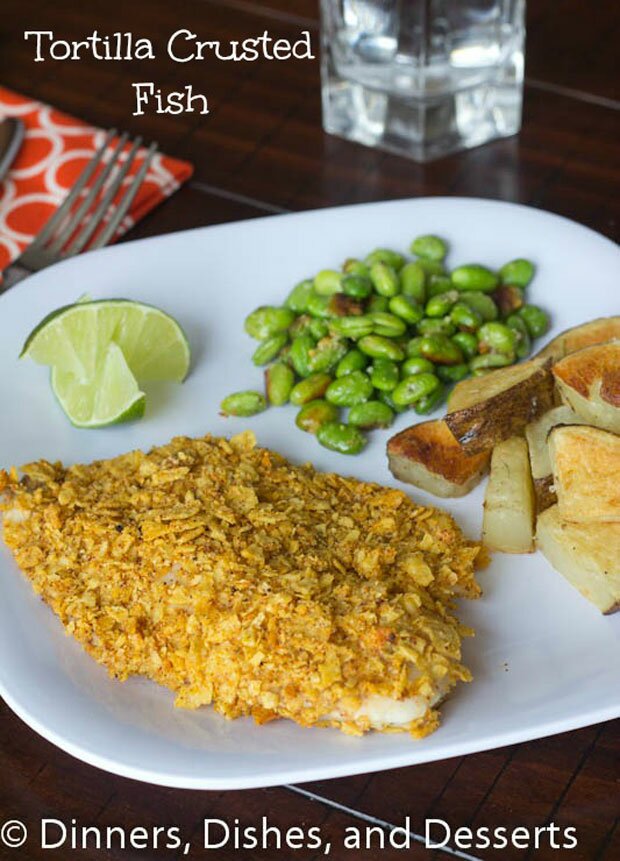 Tortilla Crusted Fish recipe