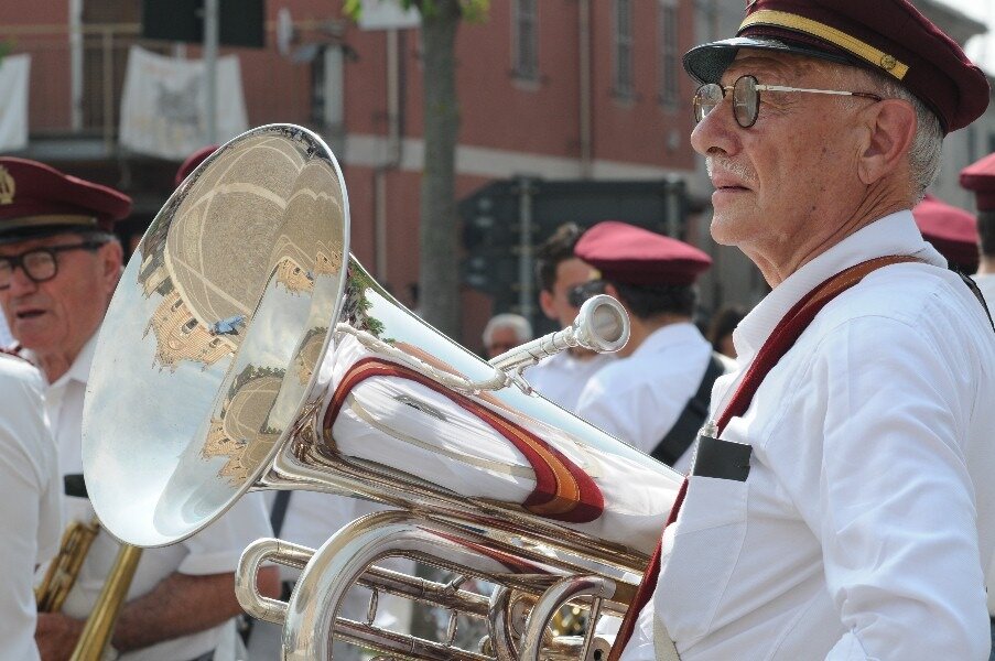 Palio dell'Oca Bianca in Quargnento, musician