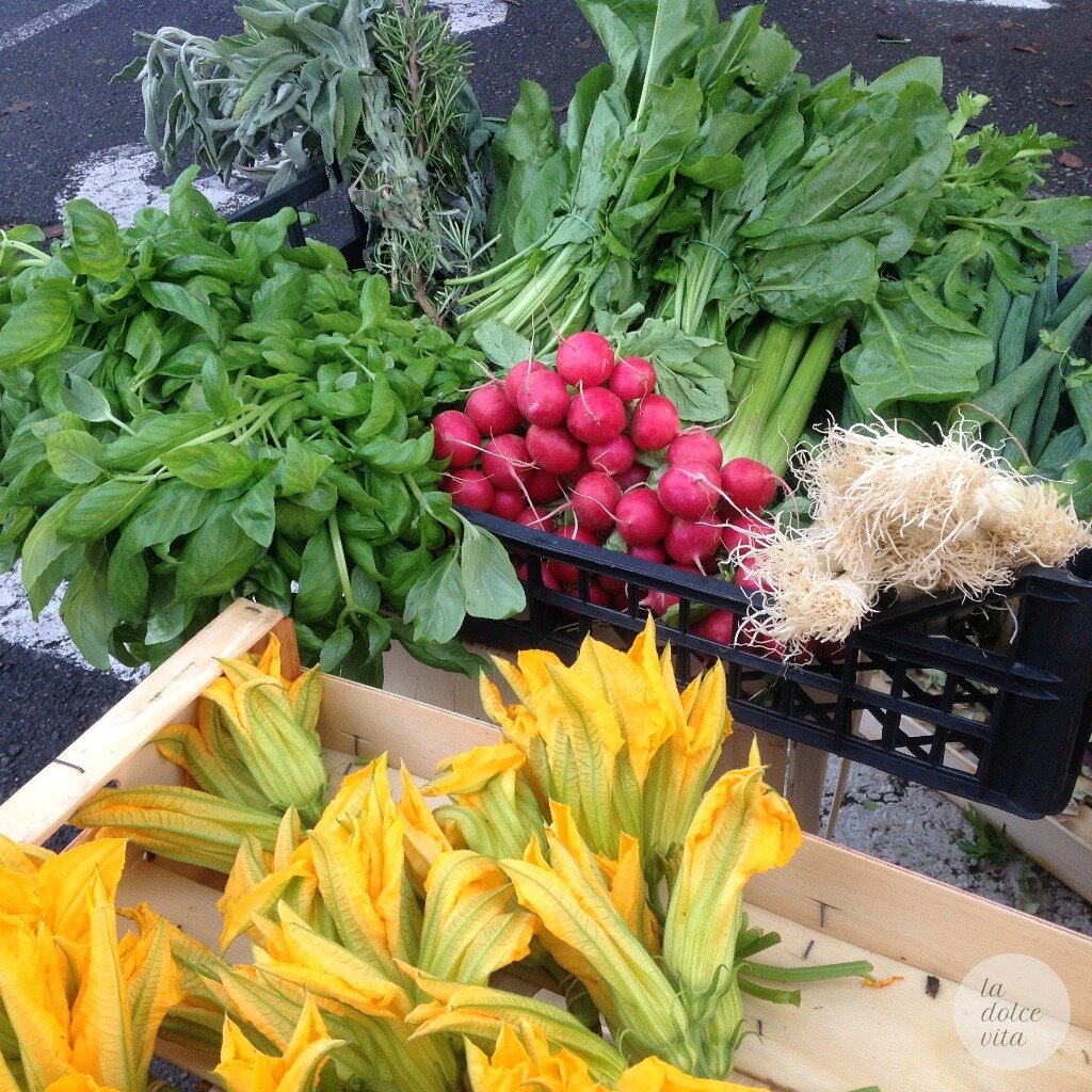 Italian street market