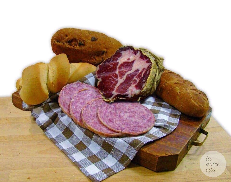 Mixed salami from Montesegale