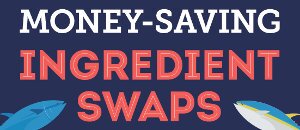 A guide to money-saving ingredient swaps (#infographic)